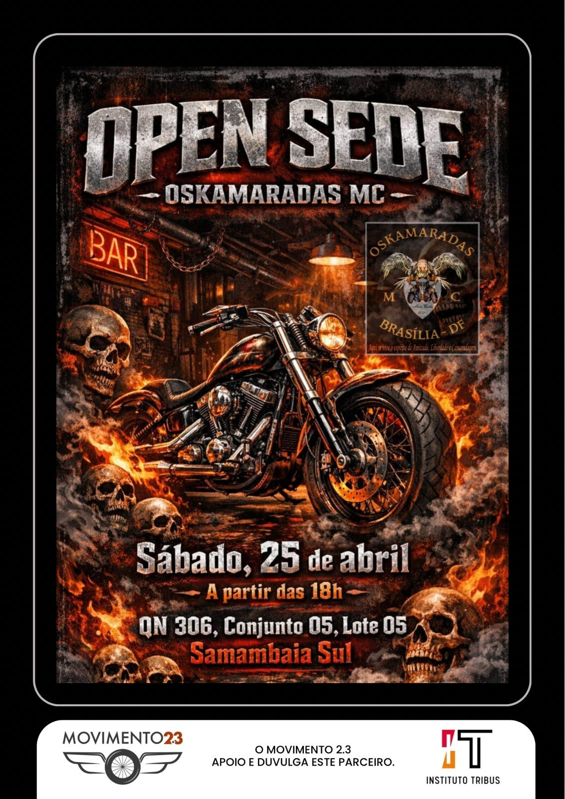 OPEN SEDE - Os Kamaradas MC